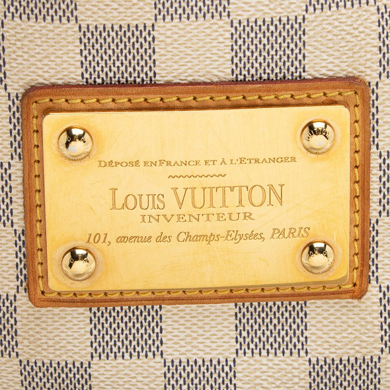 Louis Vuitton Damier Azur Galliera PM Shoulder Bag (SHF-21911) - Image 8