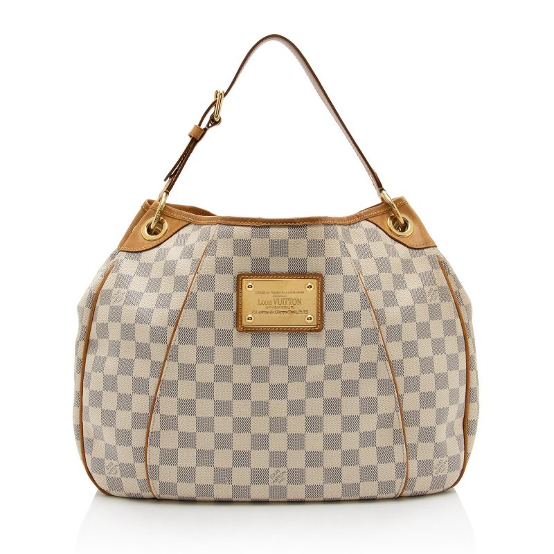 Louis Vuitton Damier Azur Galliera PM Shoulder Bag (SHF-U1PkFO) - Image 18