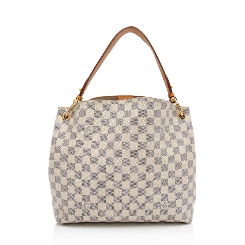 Louis Vuitton Damier Azur Graceful PM Hobo (SHF-hko0ik) - Image 2