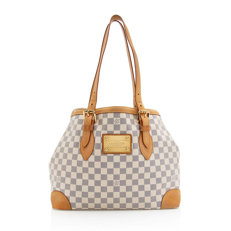 Louis Vuitton Damier Azur Hampstead MM Tote (SHF-21018) - Image 20