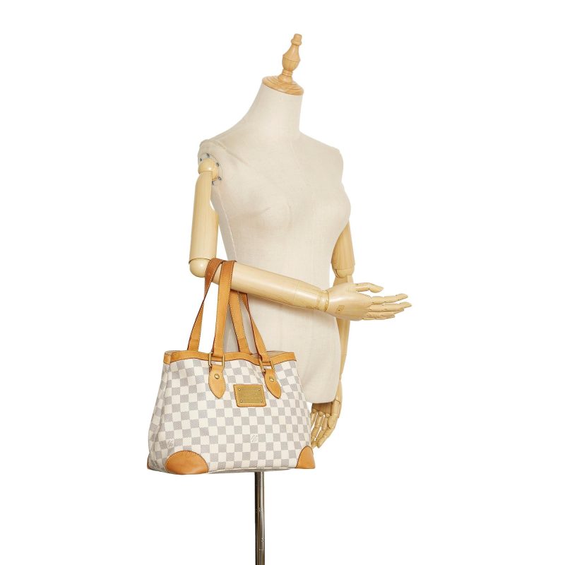Louis Vuitton Damier Azur Hampstead PM (SHG-36511) - Image 4