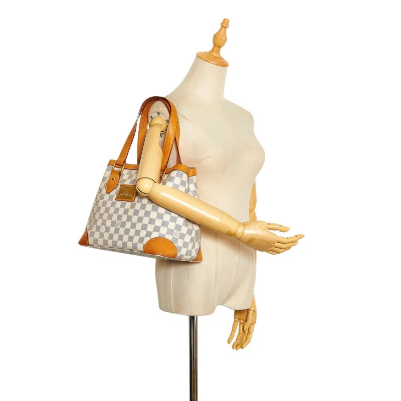 Louis Vuitton Damier Azur Hampstead PM (SHG-CXRkRj) - Image 4