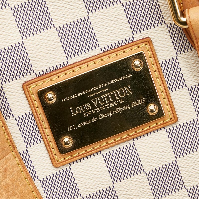 Louis Vuitton Damier Azur Hampstead PM (SHG-n6BfAZ) - Image 6