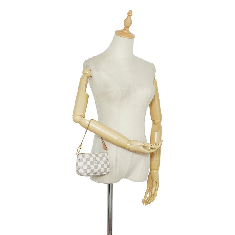 Louis Vuitton Damier Azur Mini Pochette Accessoires (SHG-1sdvQ6) - Image 4