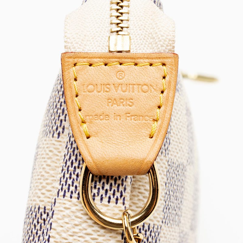 Louis Vuitton Damier Azur Mini Pochette Accessoires (SHF-16530) - Image 7