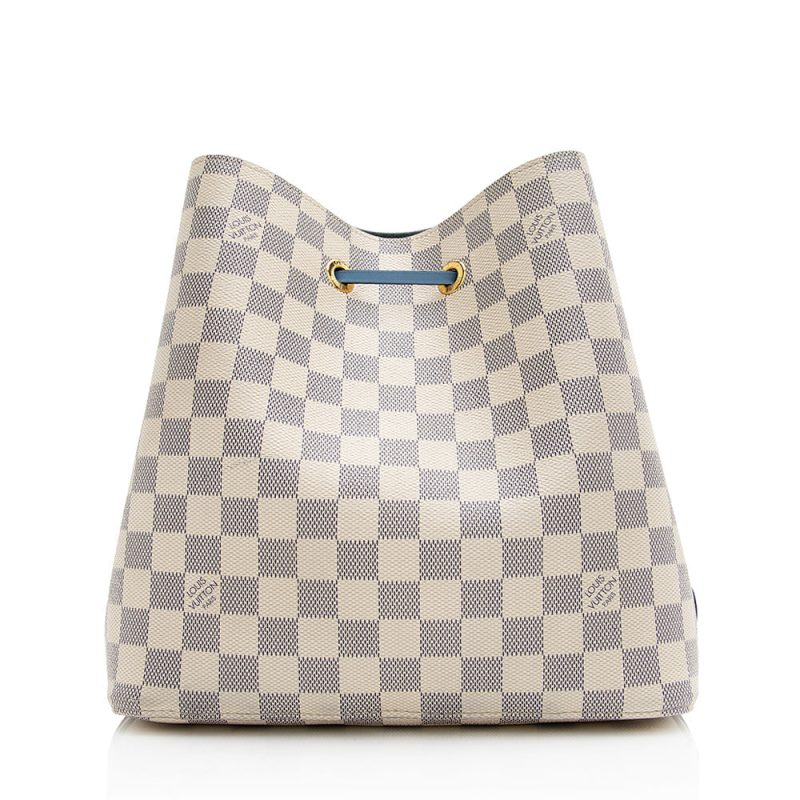 Louis Vuitton Damier Azur Neonoe Shoulder Bag (SHF-21425) - Image 2