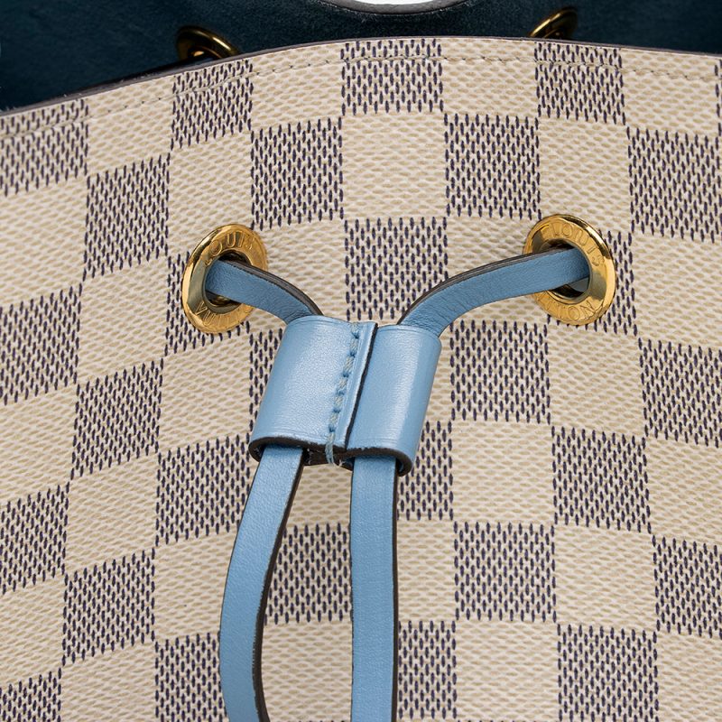 Louis Vuitton Damier Azur Neonoe Shoulder Bag (SHF-21425) - Image 8
