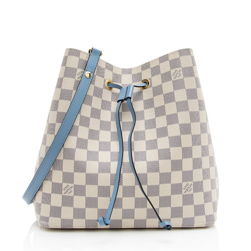 Louis Vuitton Damier Azur Neonoe Shoulder Bag (SHF-21425) - Image 15