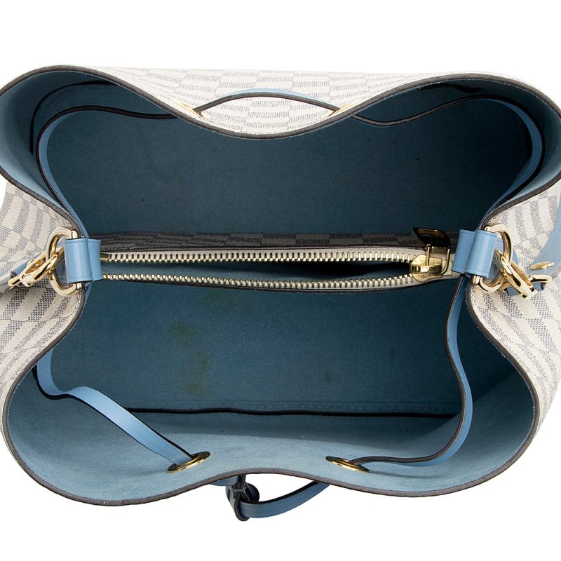 Louis Vuitton Damier Azur Neonoe Shoulder Bag (SHF-21425) - Image 6