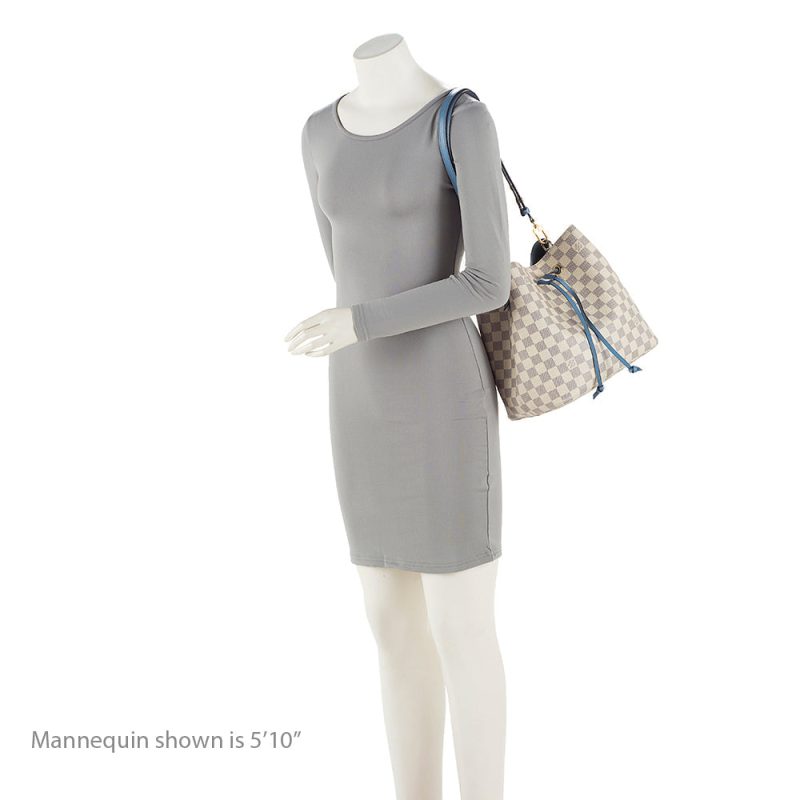 Louis Vuitton Damier Azur Neonoe Shoulder Bag (SHF-21425) - Image 4