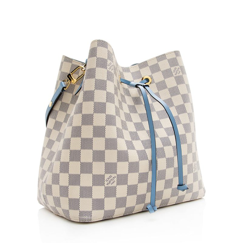 Louis Vuitton Damier Azur Neonoe Shoulder Bag (SHF-21425)