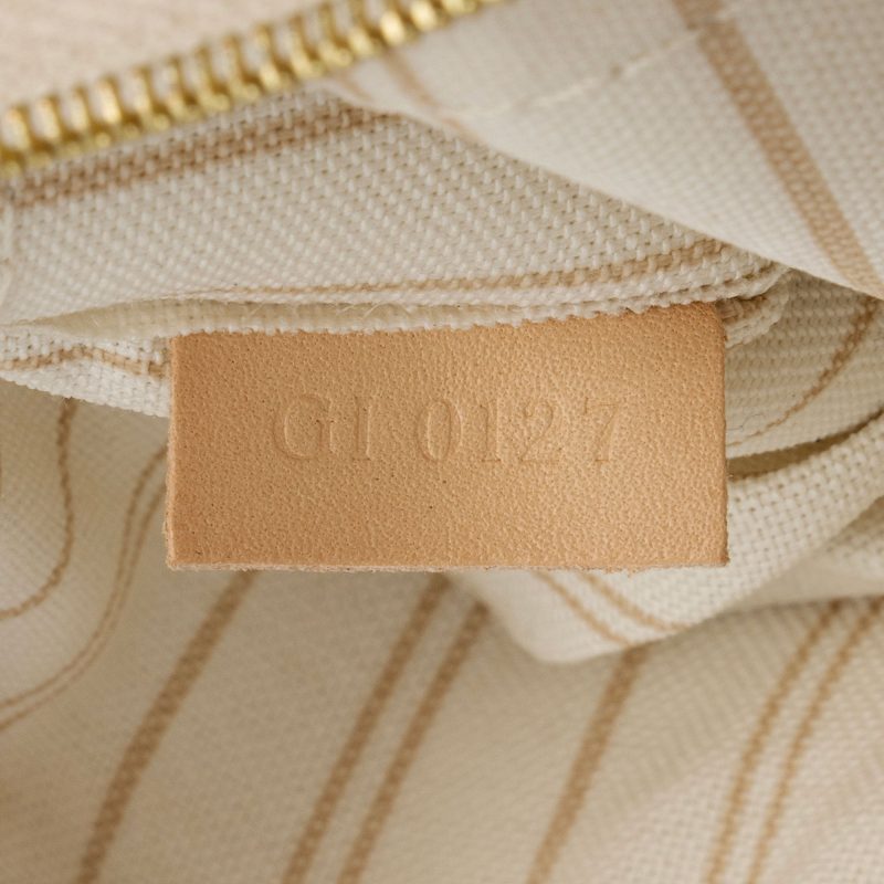 Louis Vuitton Damier Azur Neverfull MM Pochette (SHF-GlnHuq) - Image 3