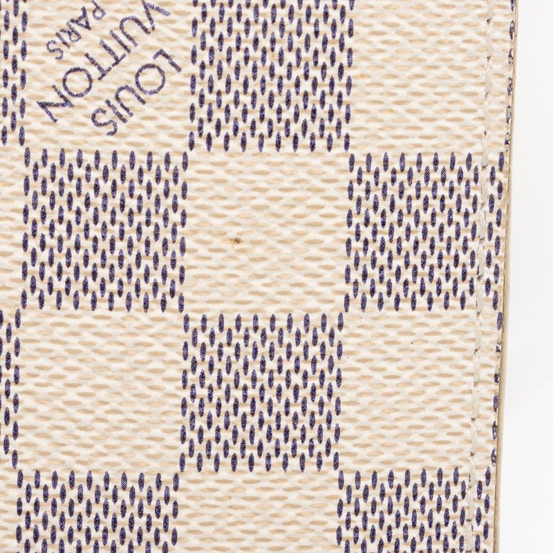 Louis Vuitton Damier Azur Neverfull MM Pochette (SHF-GlnHuq) - Image 12