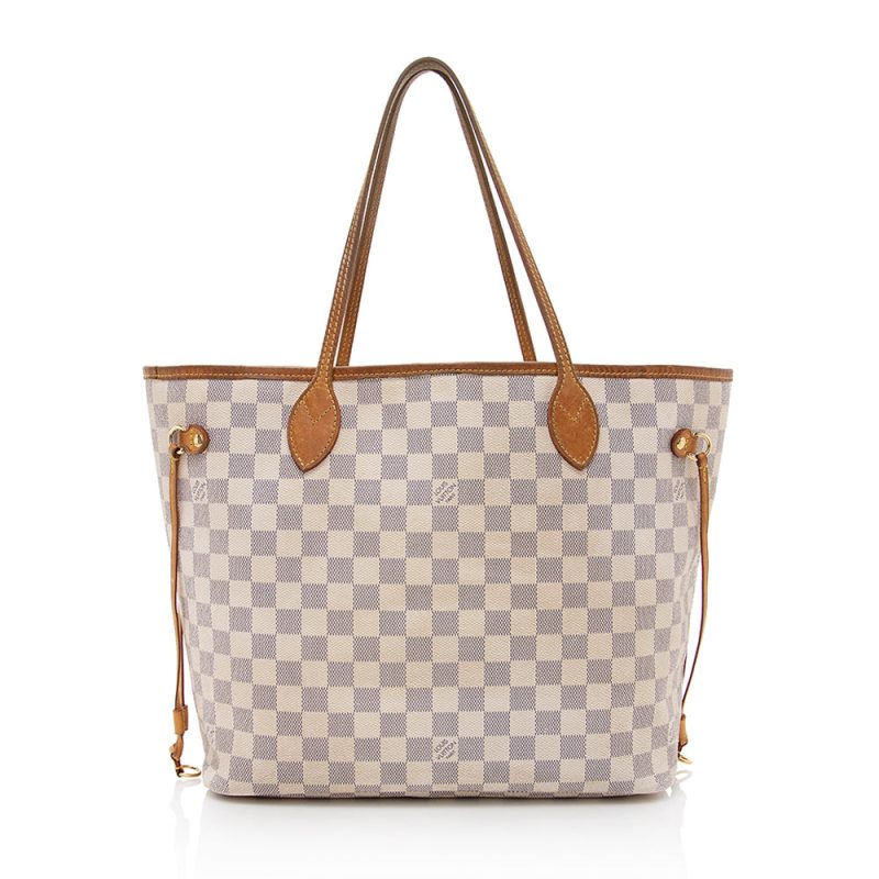 Louis Vuitton Damier Azur Neverfull MM Tote (SHF-19519) - Image 2