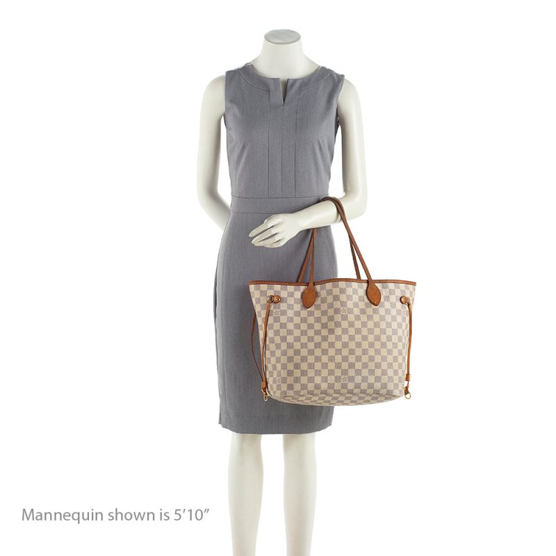 Louis Vuitton Damier Azur Neverfull MM Tote (SHF-19519) - Image 4