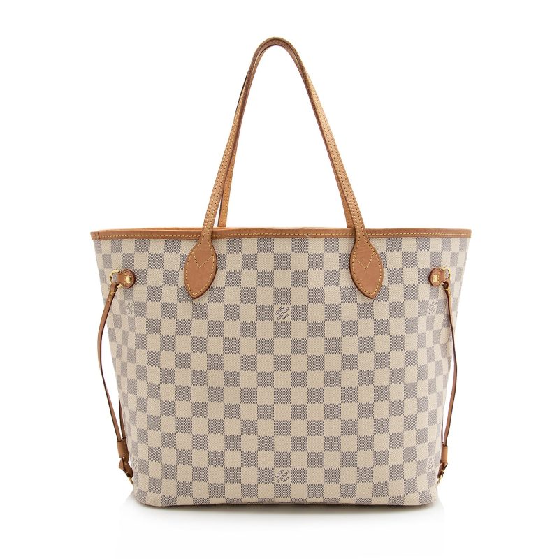 Louis Vuitton Damier Azur Neverfull MM Tote (SHF-22352) - Image 2