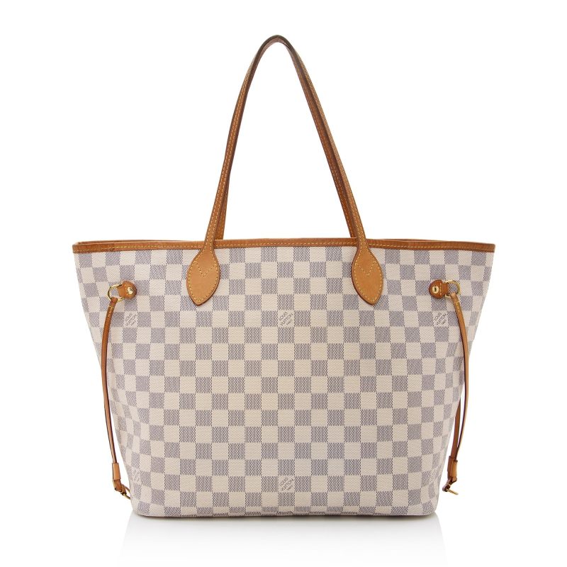 Louis Vuitton Damier Azur Neverfull MM Tote (SHF-22889) - Image 2