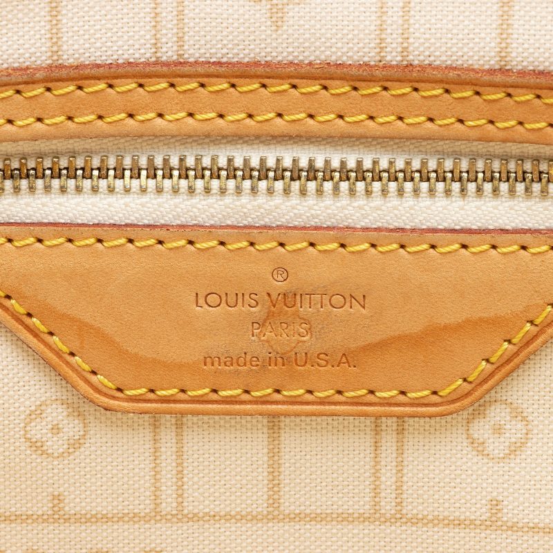 Louis Vuitton Damier Azur Neverfull MM Tote (SHF-UaNXaa) - Image 7