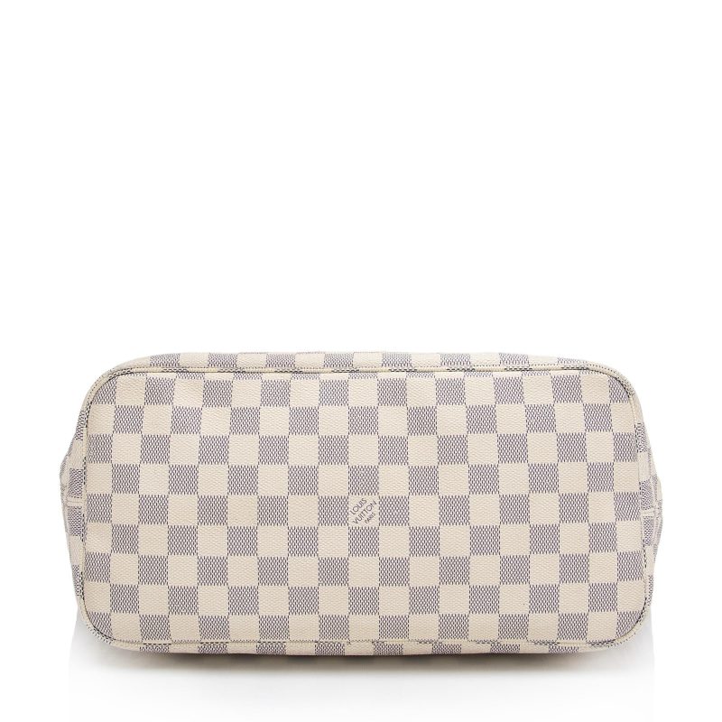 Louis Vuitton Damier Azur Neverfull MM Tote (SHF-76IDSl) - Image 3