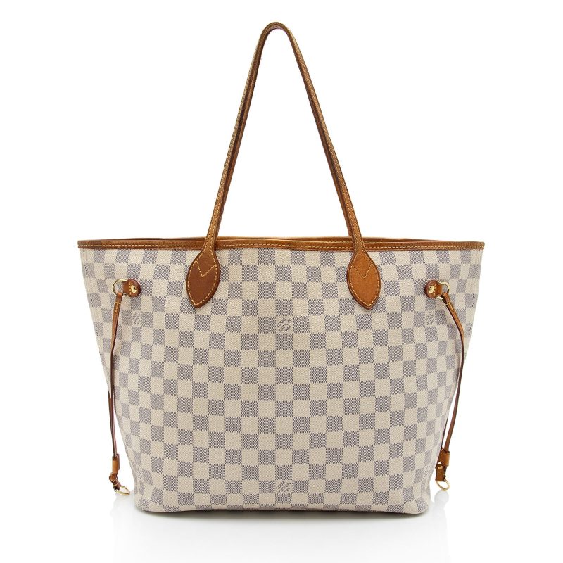 Louis Vuitton Damier Azur Neverfull MM Tote (SHG-AOeI8u) - Image 20