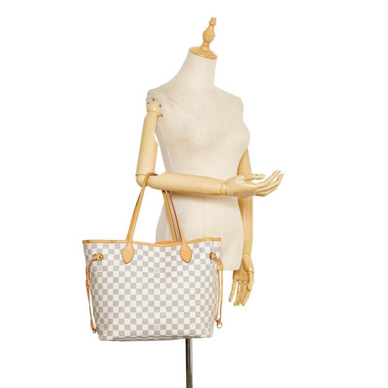 Louis Vuitton Damier Azur Neverfull MM (SHG-36384) - Image 4