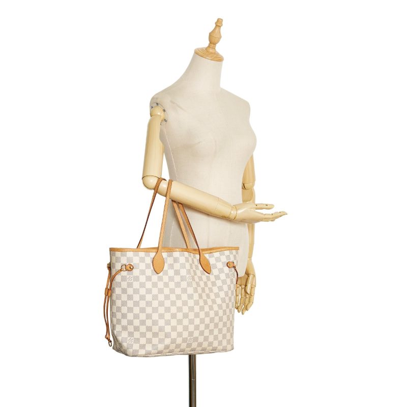 Louis Vuitton Damier Azur Neverfull MM (SHG-t4pR4F) - Image 4