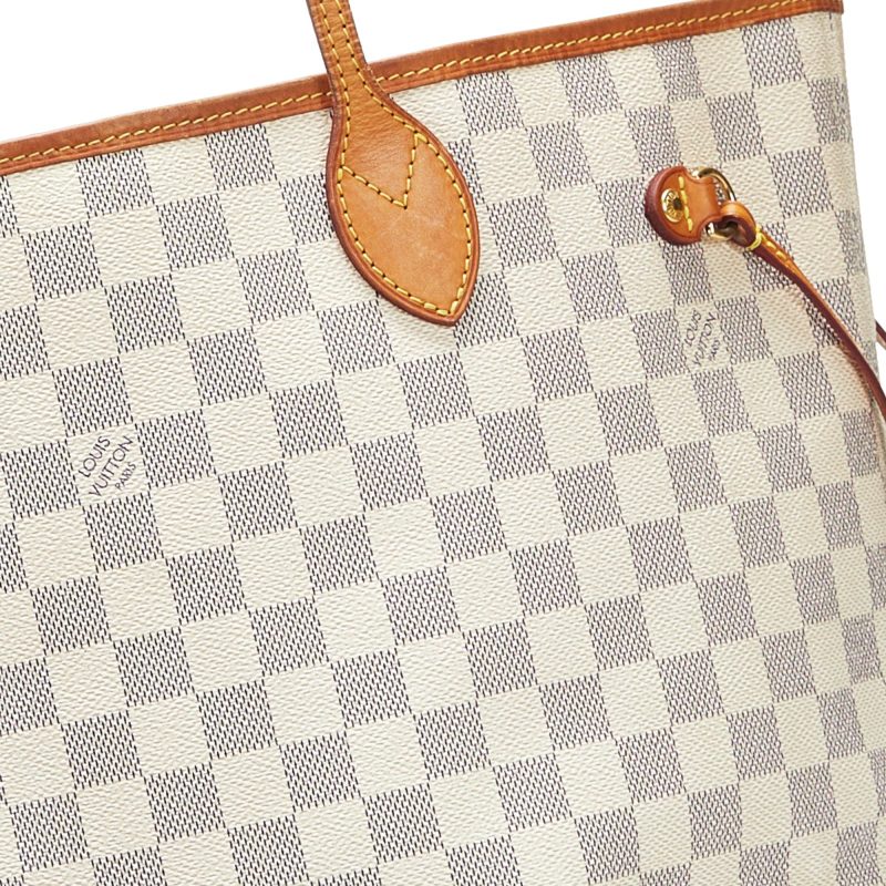 Louis Vuitton Damier Azur Neverfull MM (SHG-OiKWC6) - Image 10