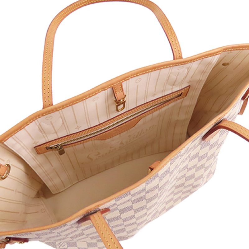 Louis Vuitton Damier Azur Neverfull MM (SHG-u6qcDD) - Image 3