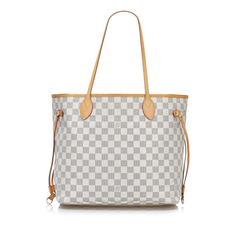 Louis Vuitton Damier Azur Neverfull MM (SHG-KwA5Hn) - Image 2