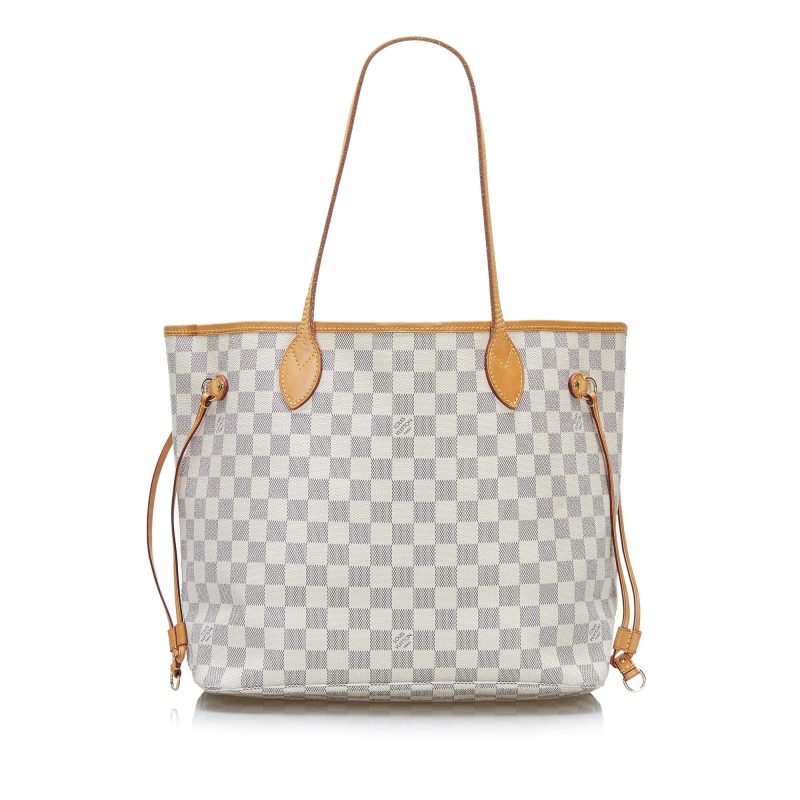 Louis Vuitton Damier Azur Neverfull MM (SHG-KwA5Hn) - Image 10