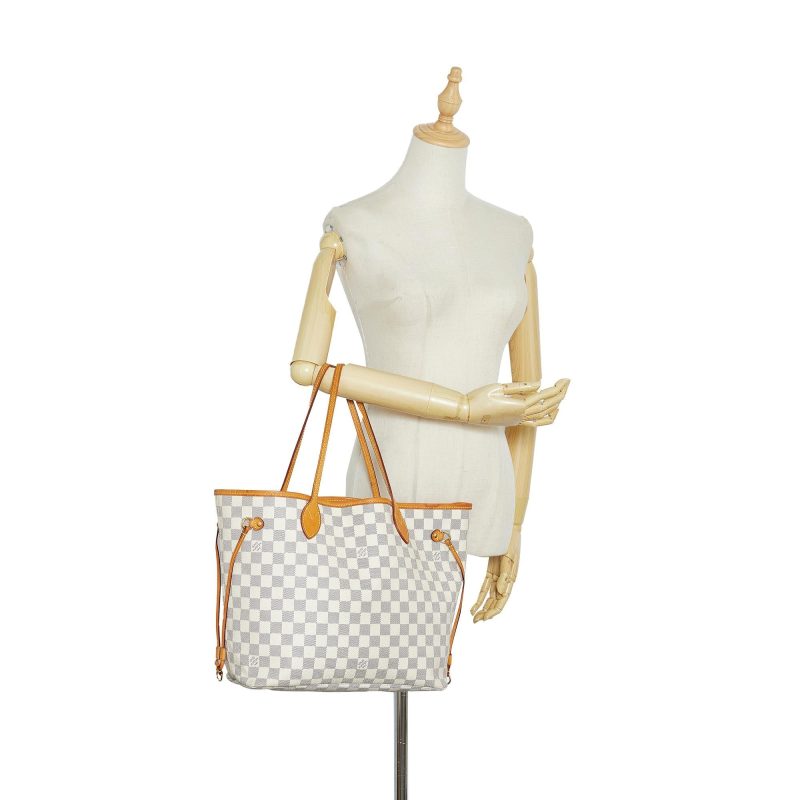 Louis Vuitton Damier Azur Neverfull MM (SHG-drTpRj) - Image 4