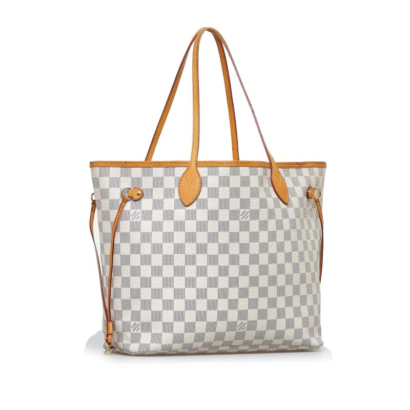 Louis Vuitton Damier Azur Neverfull MM (SHG-drTpRj)