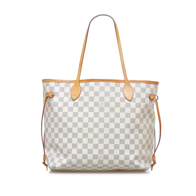 Louis Vuitton Damier Azur Neverfull MM (SHG-pQ1EGp) - Image 2