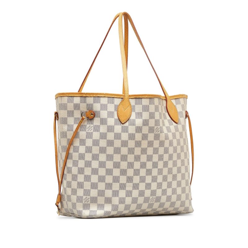 Louis Vuitton Damier Azur Neverfull MM (SHG-CfMJH5)