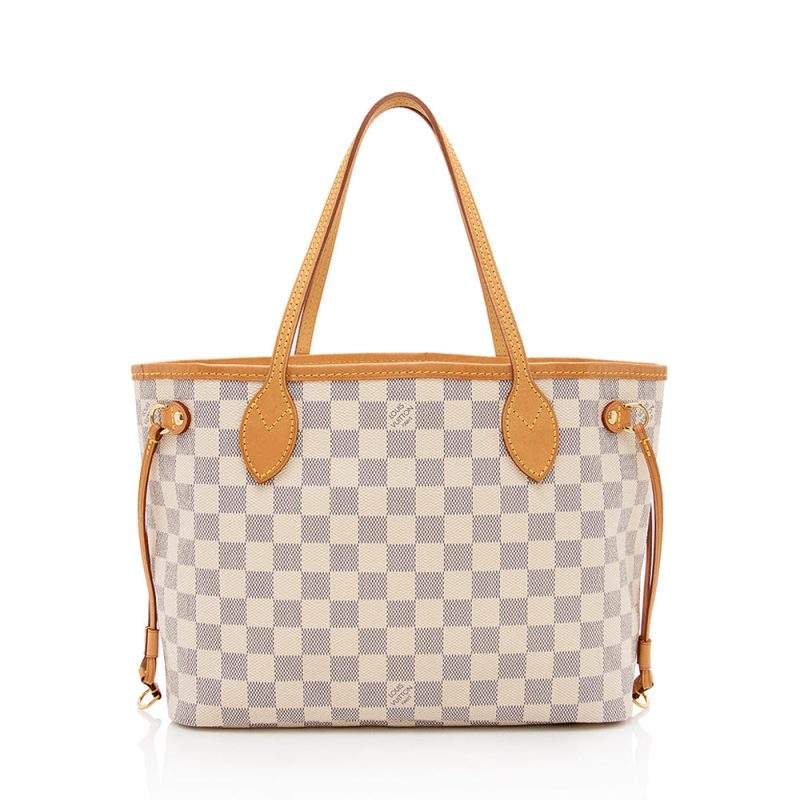 Louis Vuitton Damier Azur Neverfull PM Tote (SHF-17093) - Image 2