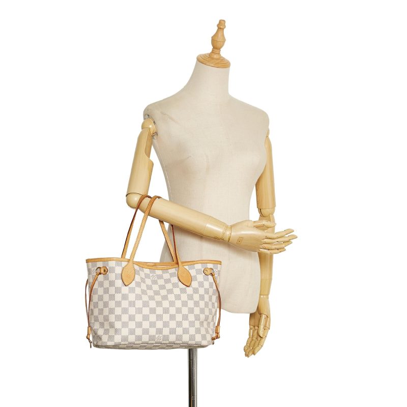 Louis Vuitton Damier Azur Neverfull PM (SHG-1qRsmn) - Image 4