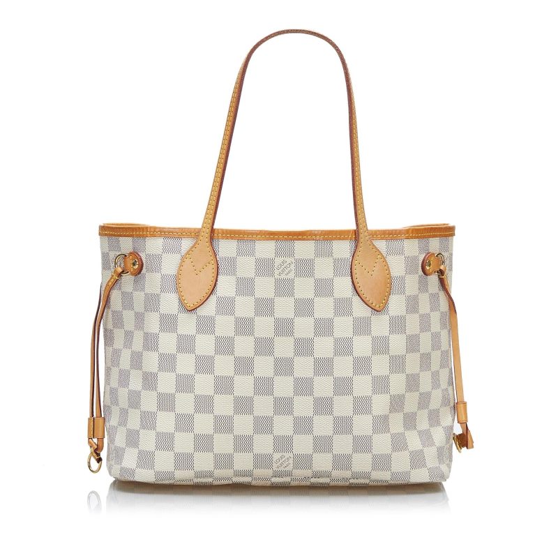 Louis Vuitton Damier Azur Neverfull PM (SHG-9tdQC7) - Image 2