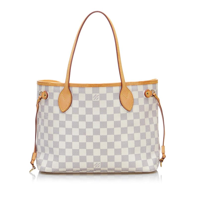 Louis Vuitton Damier Azur Neverfull PM (SHG-MxHhda) - Image 2