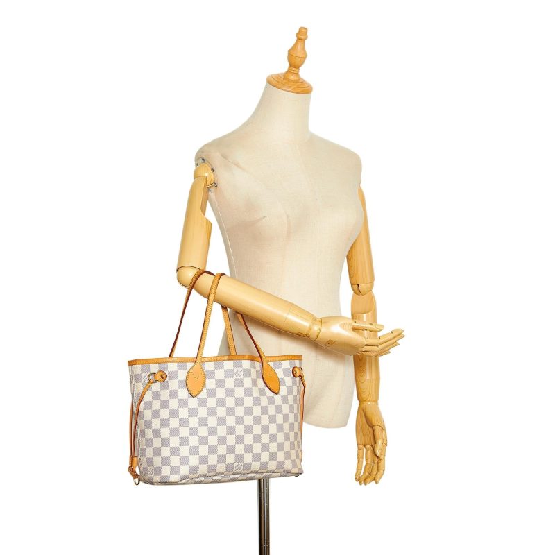 Louis Vuitton Damier Azur Neverfull PM (SHG-MxHhda) - Image 4