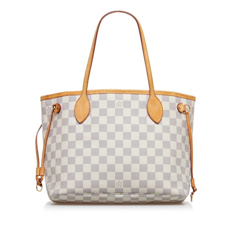 Louis Vuitton Damier Azur Neverfull PM (SHG-7L7tcq) - Image 2