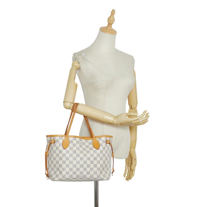 Louis Vuitton Damier Azur Neverfull PM (SHG-jAxlBE) - Image 4