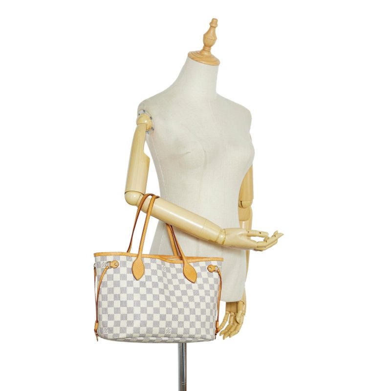 Louis Vuitton Damier Azur Neverfull PM (SHG-Qlb2rq) - Image 4