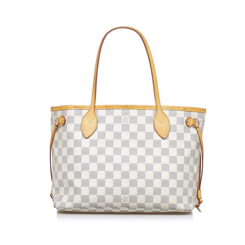 Louis Vuitton Damier Azur Neverfull PM (SHG-qMgFa9) - Image 2