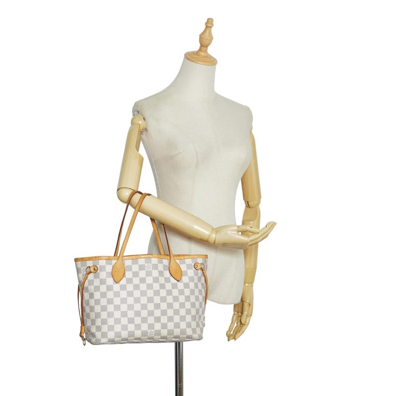 Louis Vuitton Damier Azur Neverfull PM (SHG-qMgFa9) - Image 4