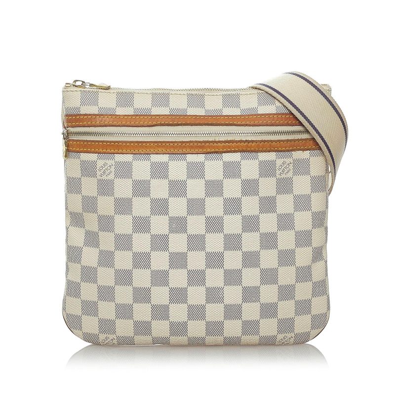 Louis Vuitton Damier Azur Pochette Bosphore (SHG-33370) - Image 10