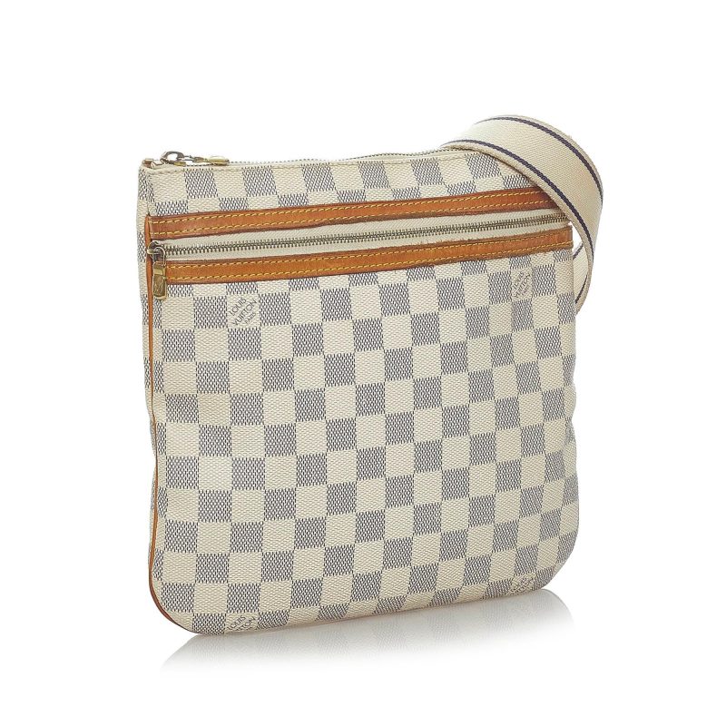Louis Vuitton Damier Azur Pochette Bosphore (SHG-33370)