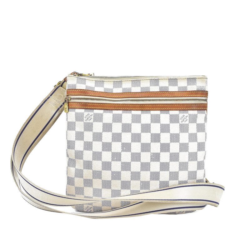Louis Vuitton Damier Azur Pochette Bosphore (SHG-H6P8Pi) - Image 16