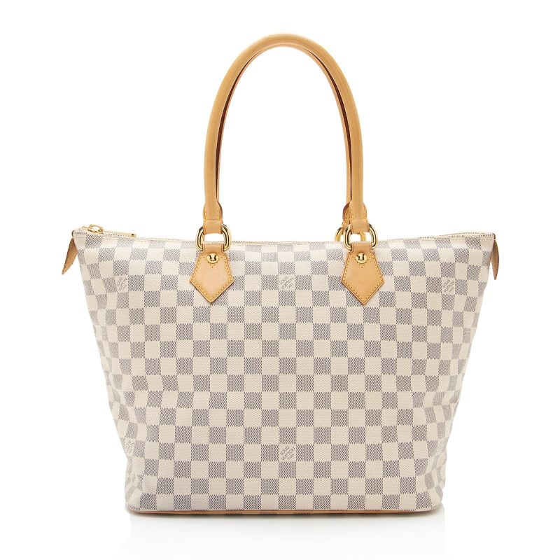 Louis Vuitton Damier Azur Saleya MM Tote (SHF-JjqKAR) - Image 19