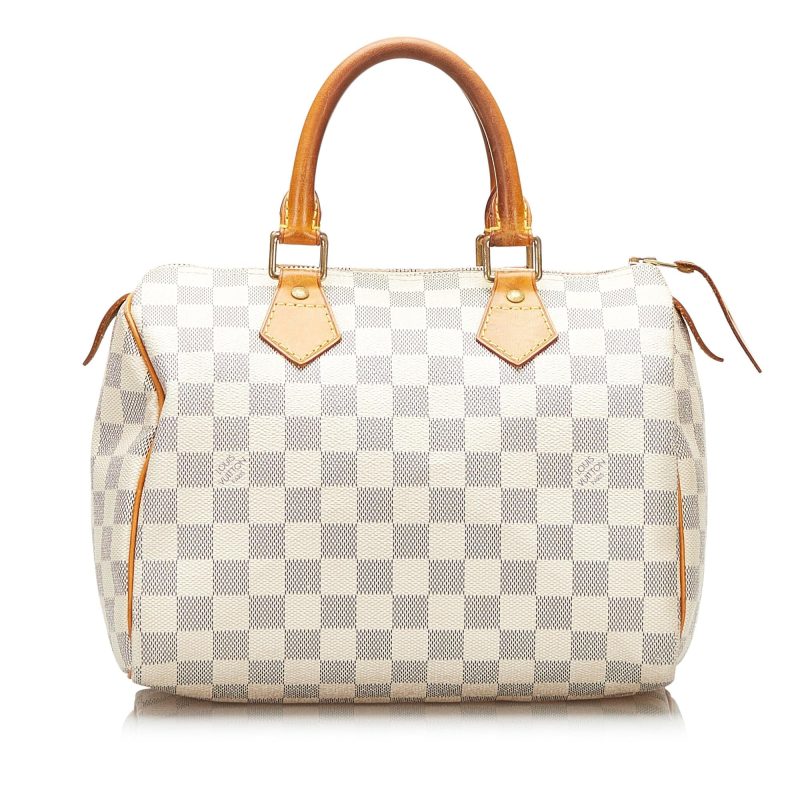 Louis Vuitton Damier Azur Speedy 25 (SHG-35879) - Image 12