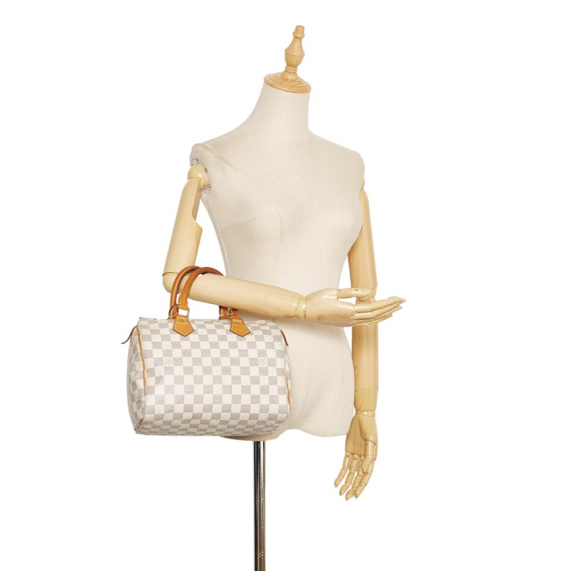 Louis Vuitton Damier Azur Speedy 25 (SHG-35879) - Image 4